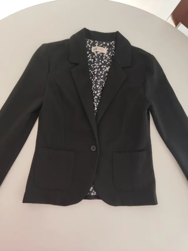 Blazer H&M Negra Chica/Mujer