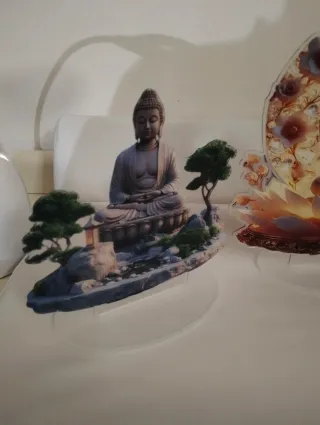 Decorazioni Buddha Oro e Bianco