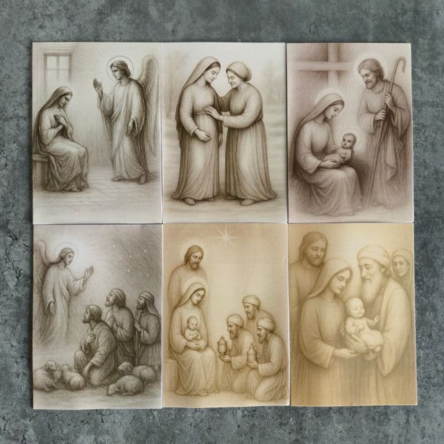 Set -Tarjetas de Navidad - Inglés