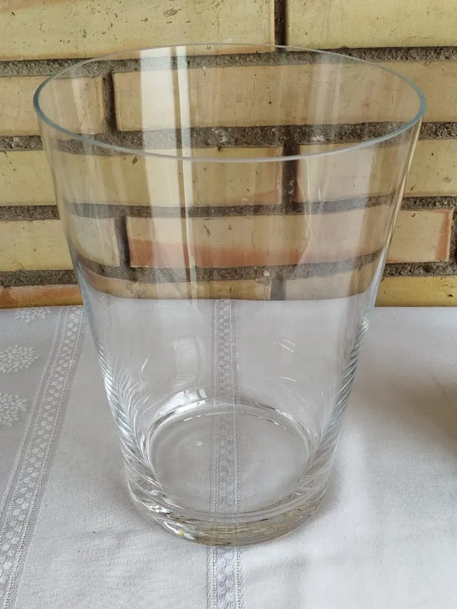 Jarrónes de cristal  grandes