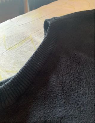 Jersey cuadros blanco y negro/rojo