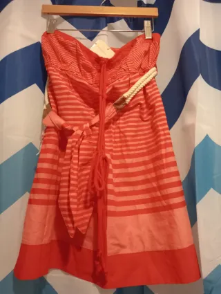 Camiseta sin tirantes a rayas