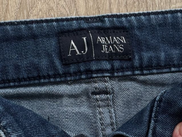 Mini vaquera Armani azul