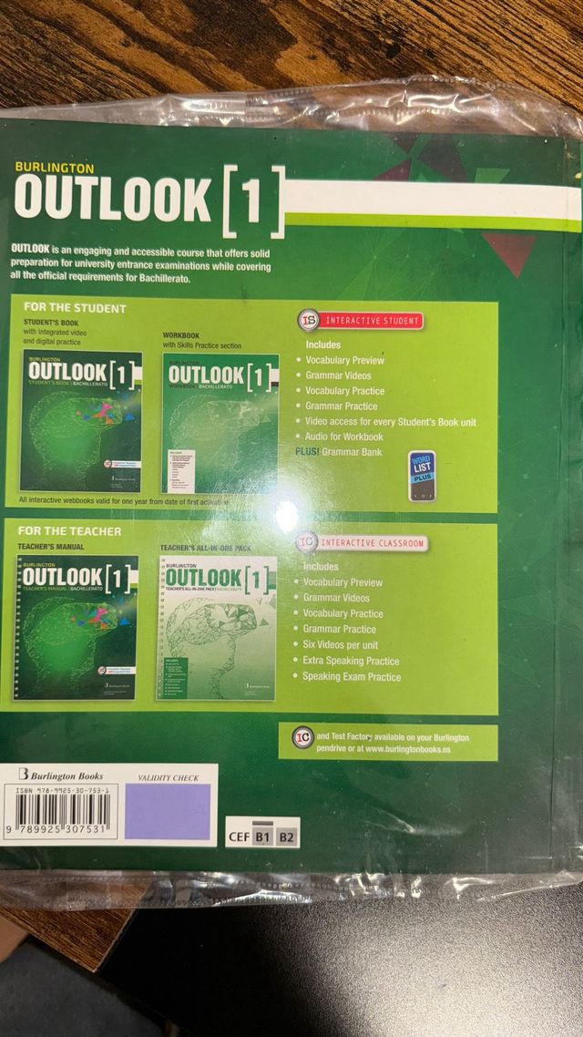 Libro de inglés Outlook