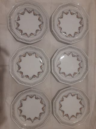 Set di 6 piatti in porcellana Schumann Bavaria