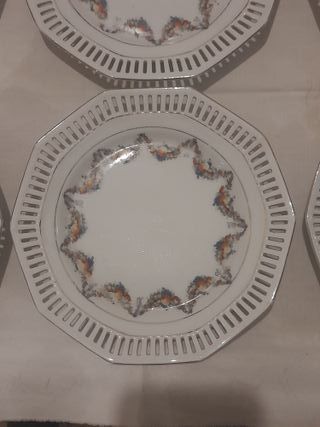 Set di 6 piatti in porcellana Schumann Bavaria