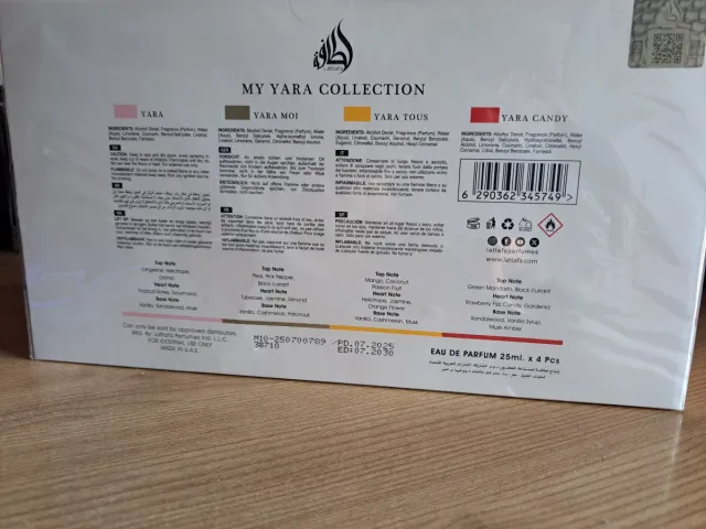 Lattafa Yara 25ml - Original y Nuevo