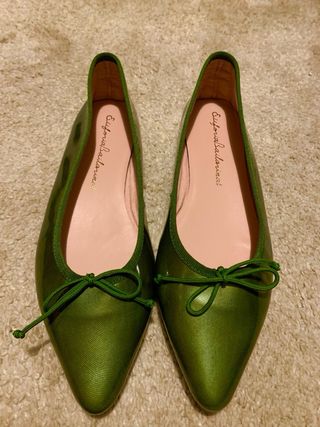 Bailarinas Euforia charol verde
