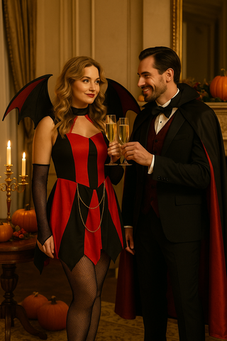 Disfraz Halloween bruja vampiresa adulto (BT)