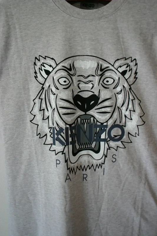 Camiseta Kenzo Gris Talla M con Etiquetas