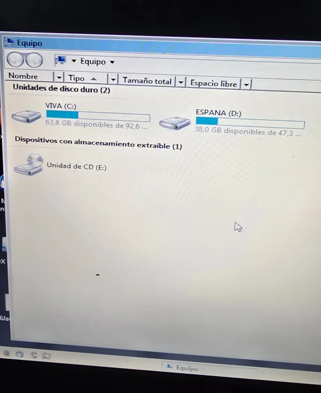 Portátil Fujitsu Siemens 15 pulgadas