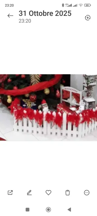 Steccati Bianco legno per Natale