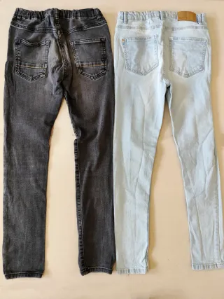 2 Calças Ganga Slim Fit Rapaz 11-12 Anos