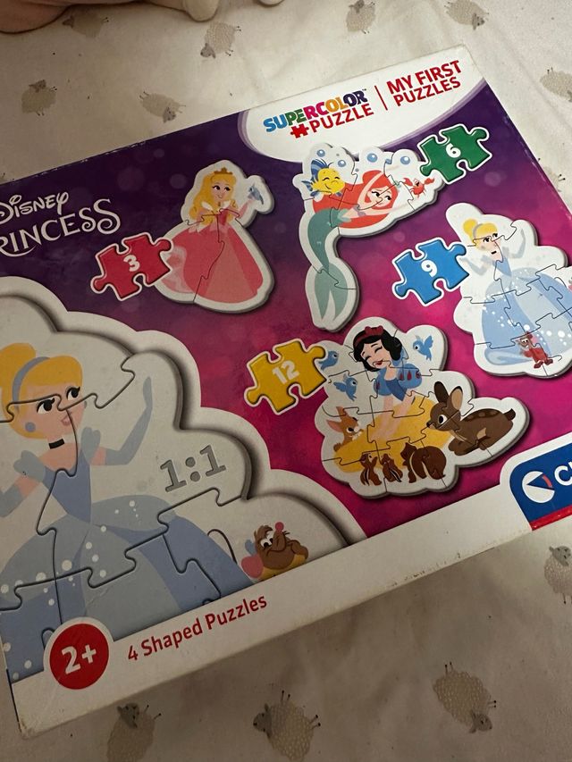 Puzzle Disney Princesas 4 Piezas