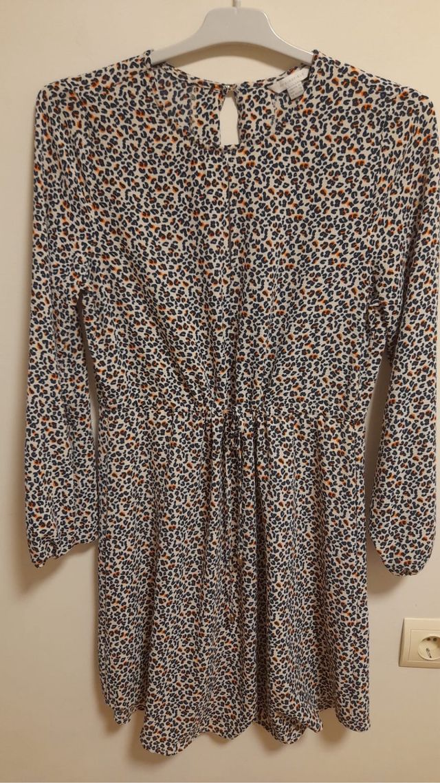 Vestido estampado animal print talla 38