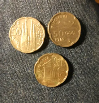 Monedas 50 Pesetas Barcelona 92