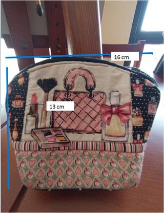 Neceser bonito estampado maquillaje