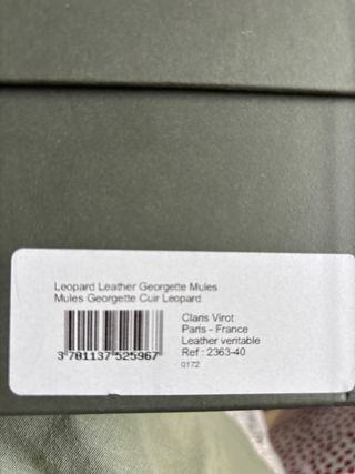 Mules Leopardo Claris Virot