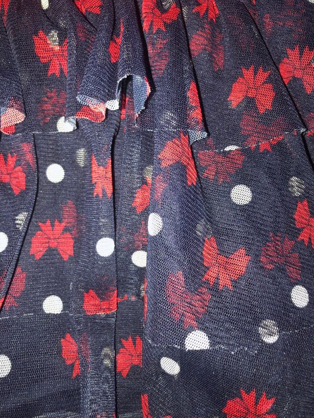 Vestido Alber 2 años lazo lentejuelas