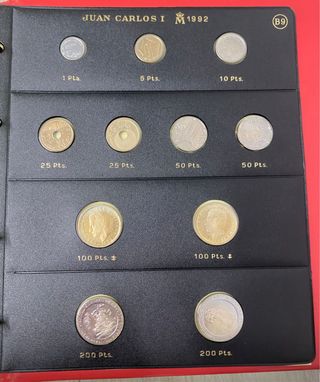 Monedas Pesetas Juan Carlos I sin circular