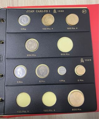 Monedas Pesetas Juan Carlos I sin circular