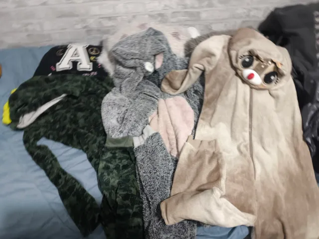 Lote 3 Monos Pijama Disfraz Niño