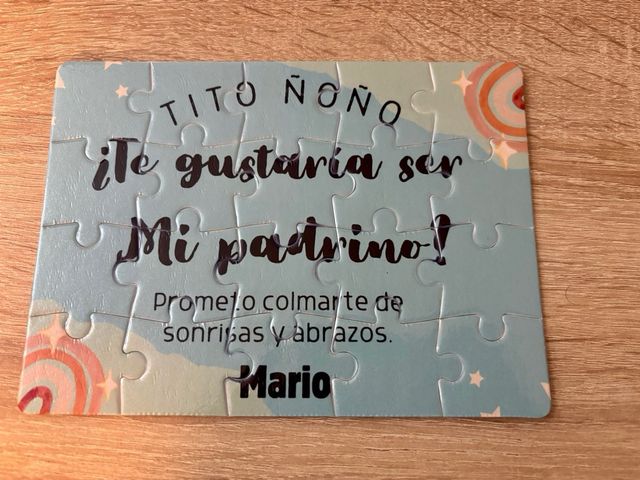 Caja para Padrino/Madrina personalizable