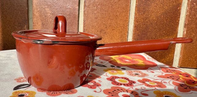 Lote 2 cazuelas esmaltadas vintage