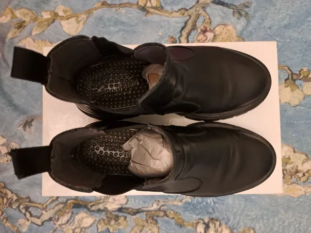 Stivaletti Chelsea pelle neri tg 37