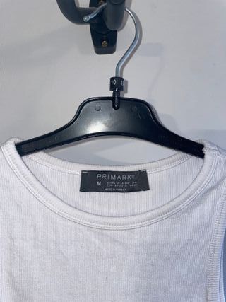Camiseta Básica Sin Mangas Primark Talla M