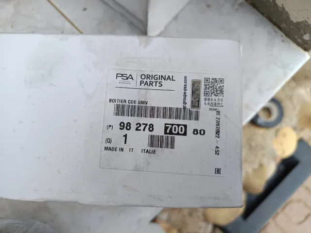 Resistencia Electroventilador GMV PSA 9827870080