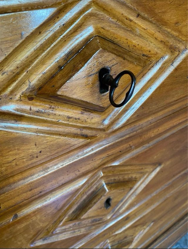 Solo esta semana! Cajonera antigua madera/mármol