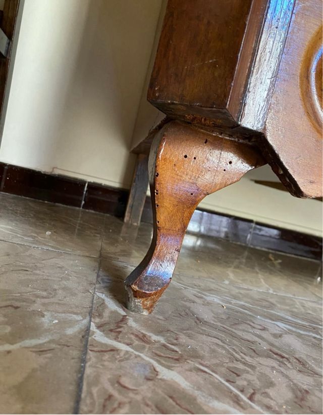 Solo esta semana! Cajonera antigua madera/mármol