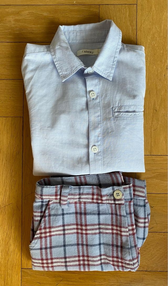Conjunto Gocco pantalón y camisa niño