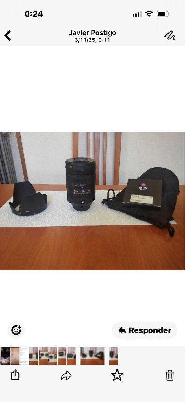 OBJETIVO NIKON AF-S 28-300 G CÁMARAS NIKON Y FUJI