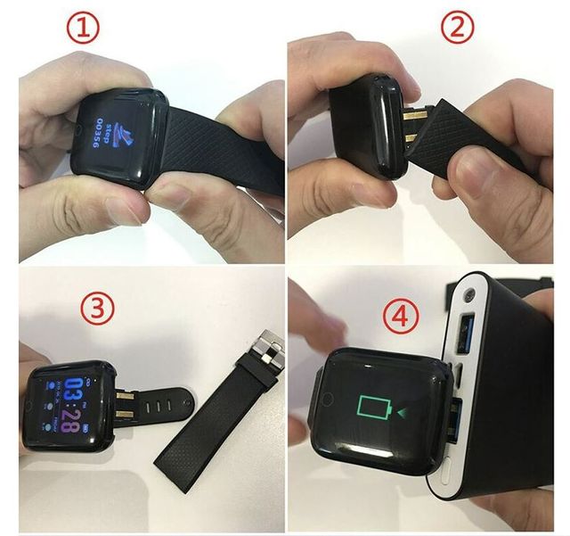 ◆ NOVO, MARCA◆ Smartwatch retangular