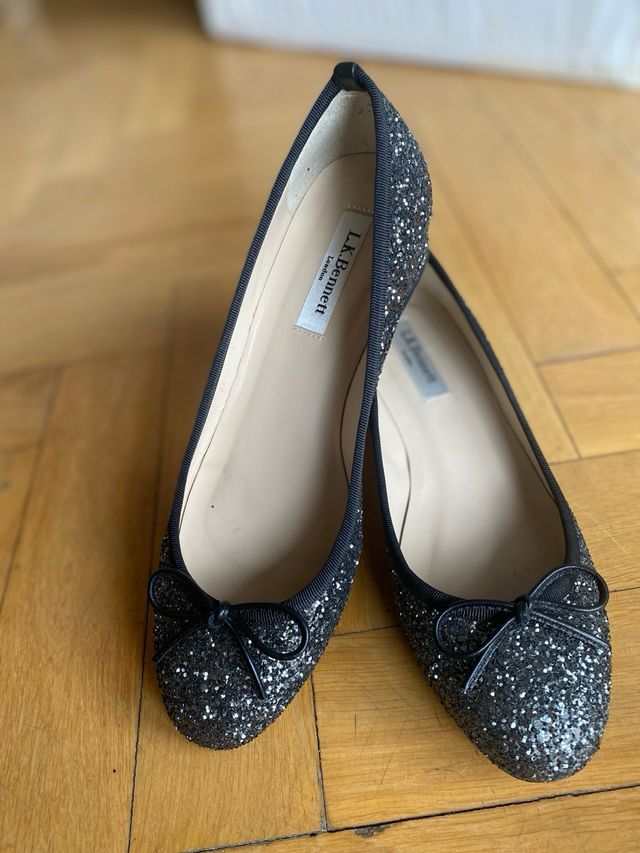 Zapatos L.K. Bennett negros fiesta talla 38