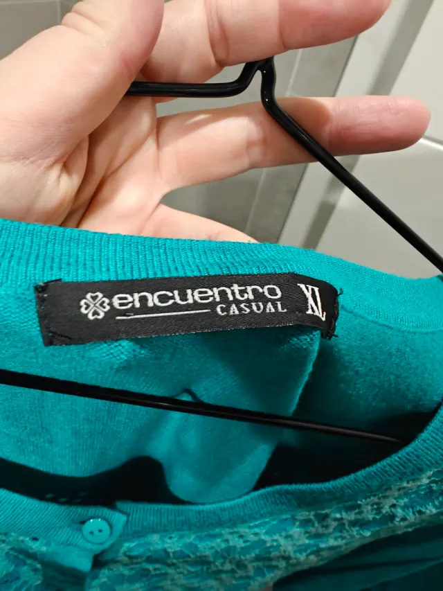 Cárdigan manga tres cuartos XL