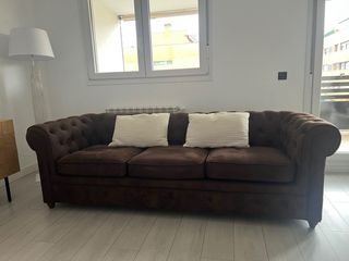 Chesterfield - Divano letto capitonné a 3 posti