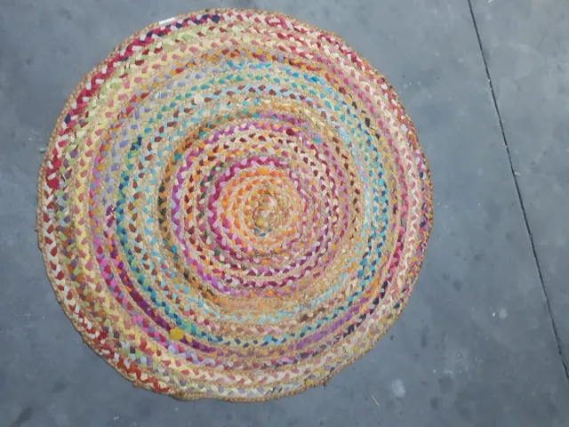 Tappeto tondo enea multicolore