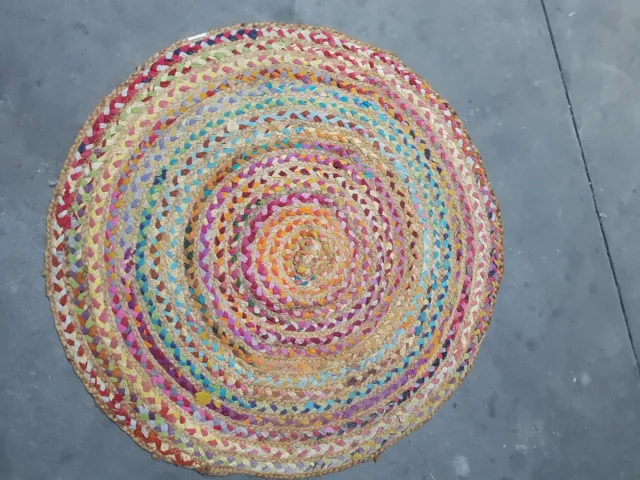 Tappeto tondo enea multicolore