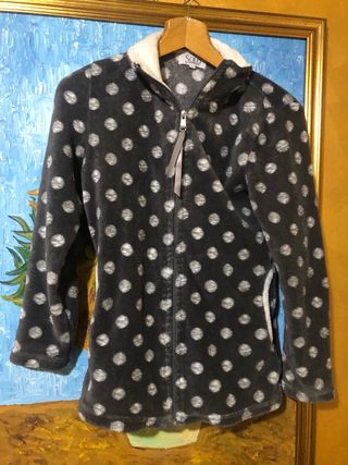 Giubbotto pile Solo Soprani pois