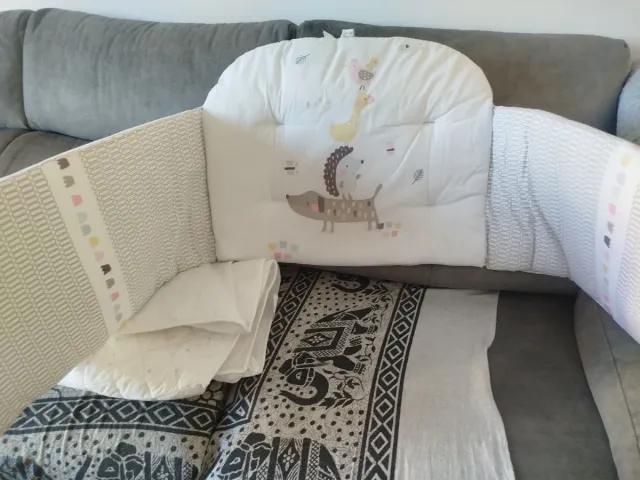 Protector cuna y chichonera estampado