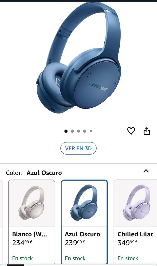 Cascos Bose Azules