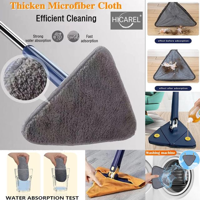 Esregona Triangular de Microfibra Autodrenante 360°