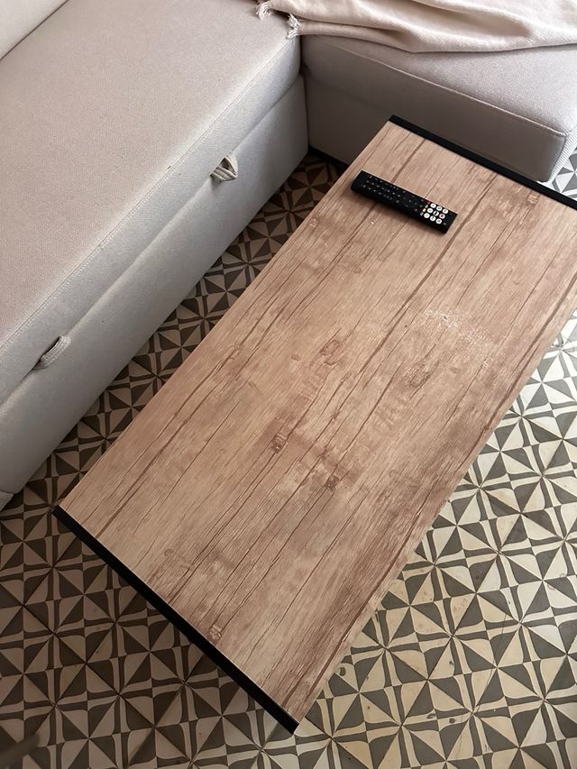 Mesa de centro madera y metal