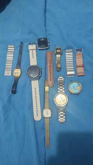Lote de relojes + reloj bolsillo