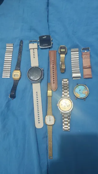 Lote de relojes + reloj bolsillo