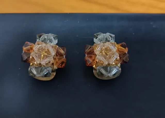 Pendientes vintage piedras.