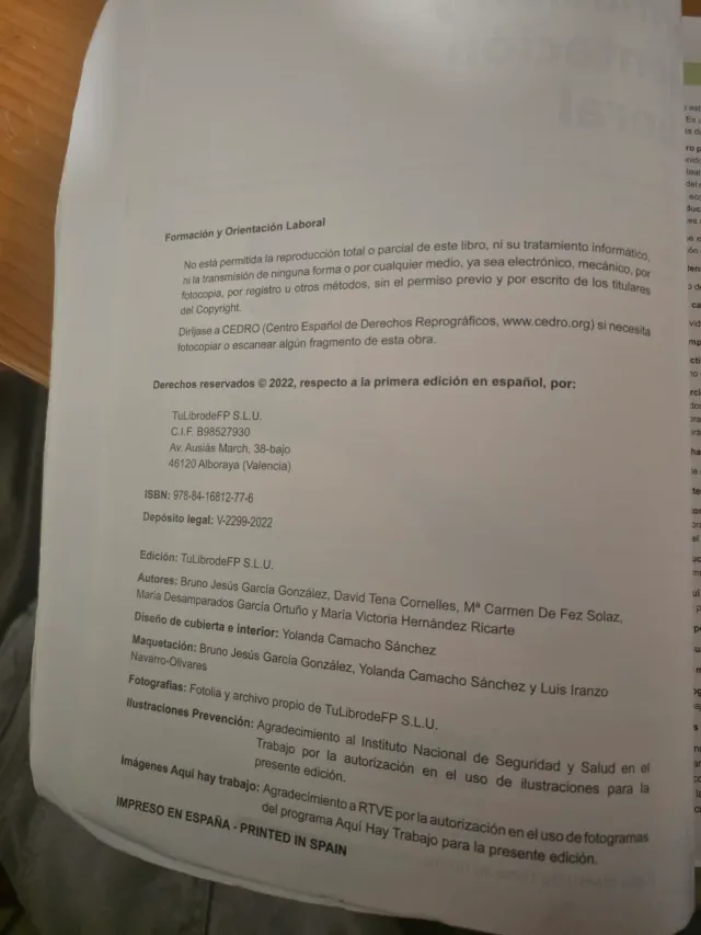 FORMACIÓN Y ORIENTACIÓN LABORAL